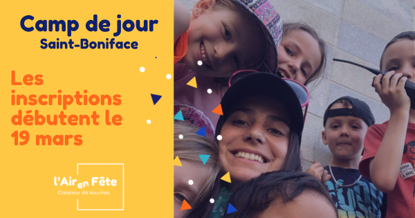 Inscription au camp de jour d’été