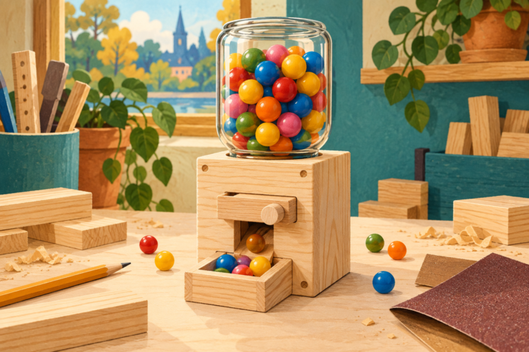 Atelier de construction d’un distributeur de bonbons